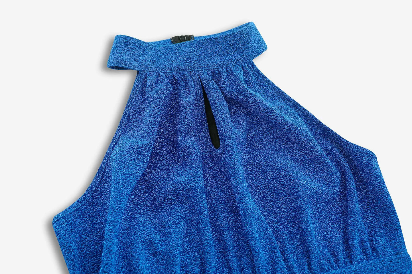 VigoCasey 2025 Female Sleeveless Evening Party Dress Women Summer Solid Bodycon Dress Sexy Lady Stand-up Collar Tight Dresses