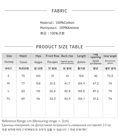 Womens New Denim Cargo Pants Retro Loose Trousers Multi Pocket Hip Hop Jeans Streetwear Wide Leg Casual Straight Pants TC708321 - Badiee Stylez