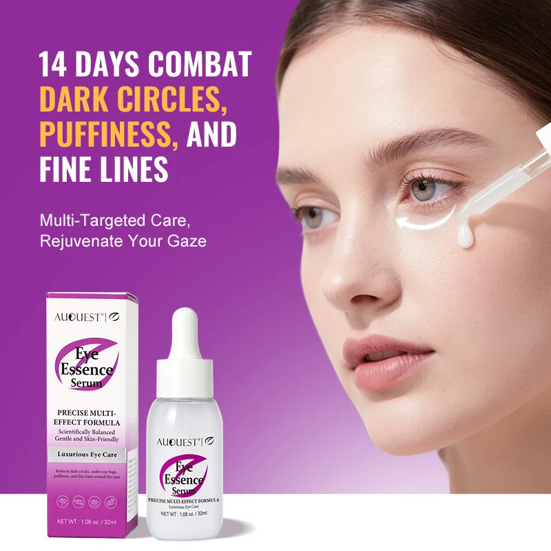 Eye Essence Serum Removal Dark Circles Eyebags Deep Hydration & Anti-Wrinkle Strengthens Contour Skin Barrier Care Eyes Serum