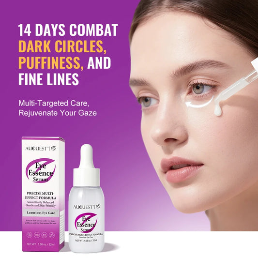 Eye Essence Serum Removal Dark Circles Eyebags Deep Hydration & Anti-Wrinkle Strengthens Contour Skin Barrier Care Eyes Serum