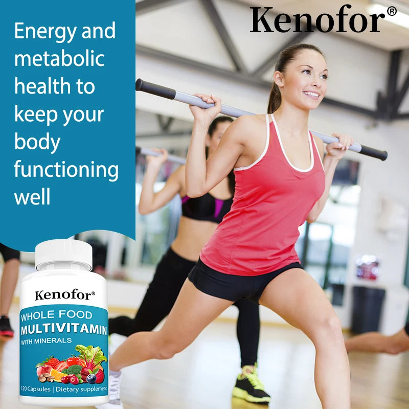 Multivitamin Capsules, Antioxidant, Skin Repair, Liver Health, Improvement of Anemia and Vitamin Deficiency, Support Energy