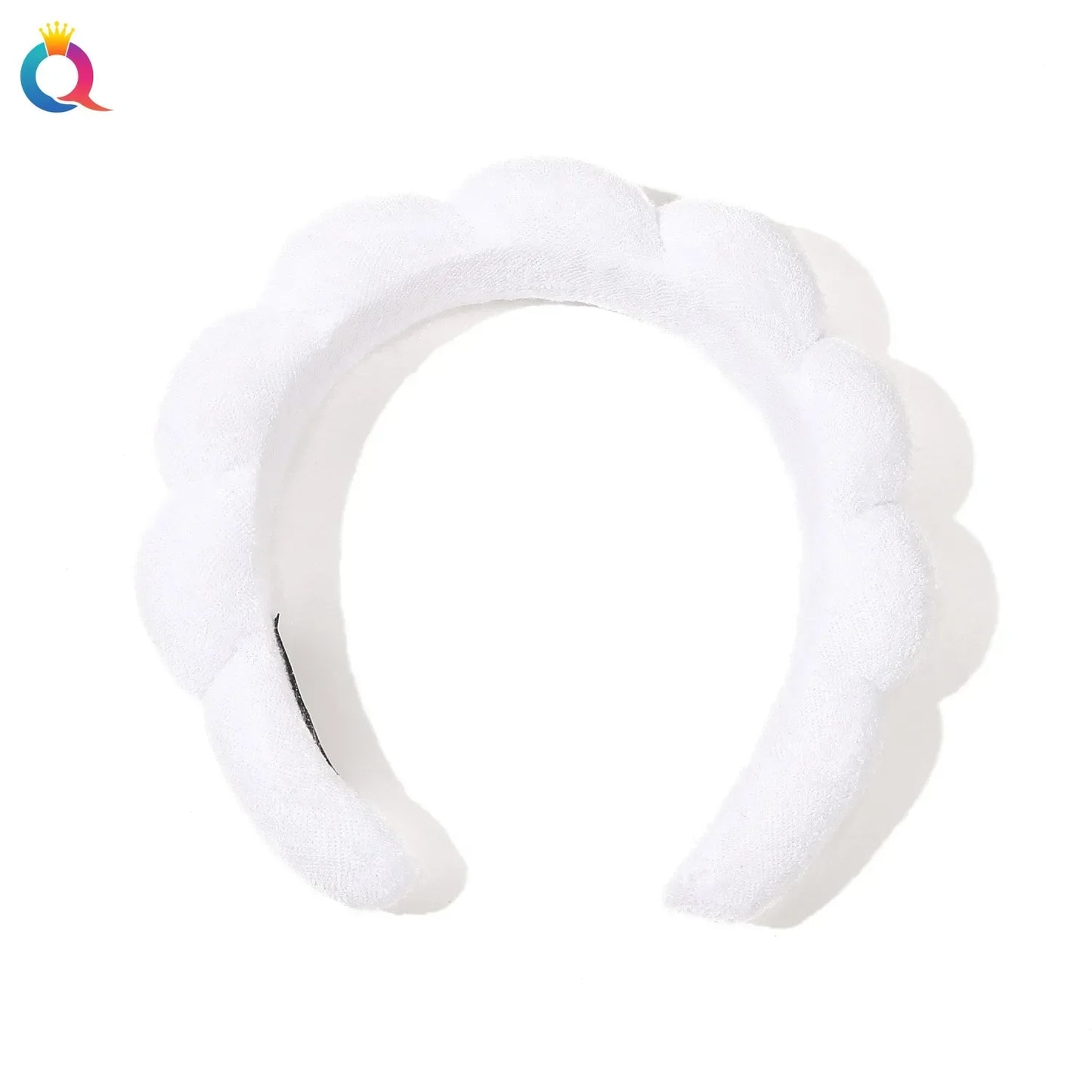 Wash Face Headbands For Women Puffy Sponge Hair Bands Cuff Waterproof Bands Absorbent Wristbands Girls Hair Accessories Set Badiee Stylez