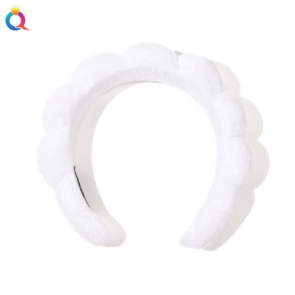 Wash Face Headbands For Women Puffy Sponge Hair Bands Cuff Waterproof Bands Absorbent Wristbands Girls Hair Accessories Set Badiee Stylez