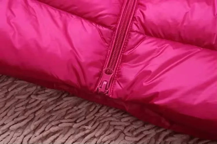 Plus Size 5XL 6XL 7XL Women's Hooded Puffer Jackets 2023 New Arrivals Female Ultra Lightweight Packable Warm Slim Fit Down Coat