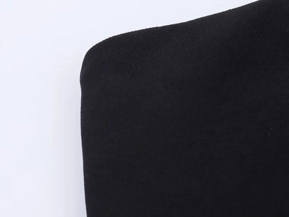 HH Women 2-Piece Set Elasticity Neck Halter Button Design Sleeveless Backless Sexy Top+Casual Elastic Waist Slim Long Pant Badiee Stylez