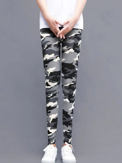 Women Fashion Camouflage Leggings Sexy Print Femme Push Up Pants Casual Camo Sport Workout Fitness Legging K208 Camouflage 7