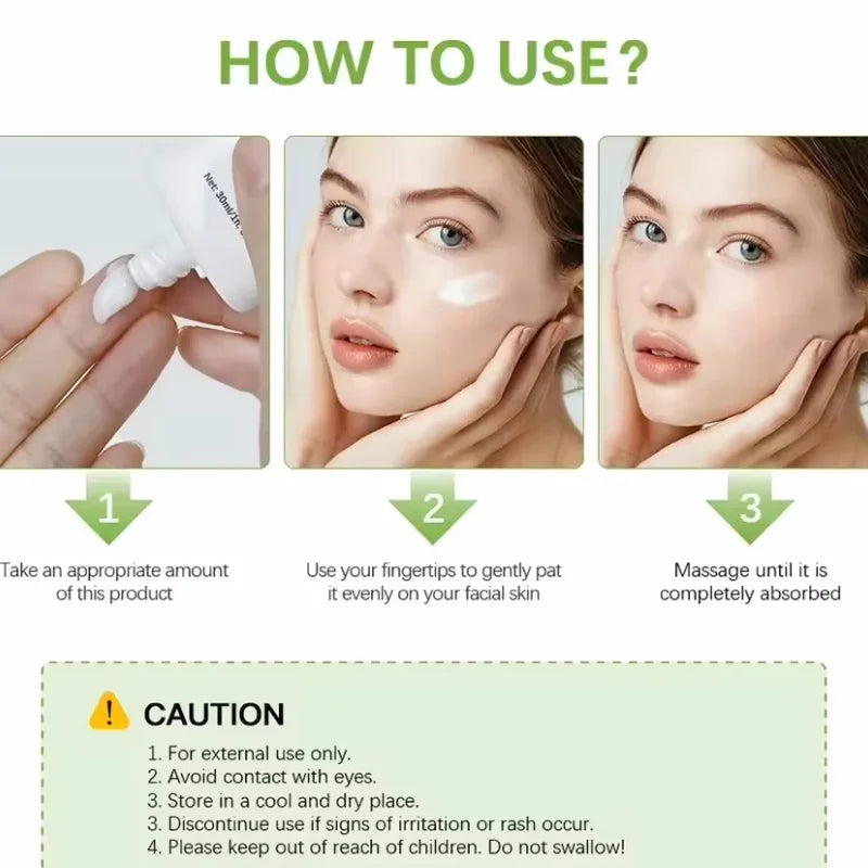 Salicylic Acid Pore Shrinking Cream Reduce Large Pore Tighten Refining Face Repair Rough Dull Pore Brighten Moisturize Skin Care