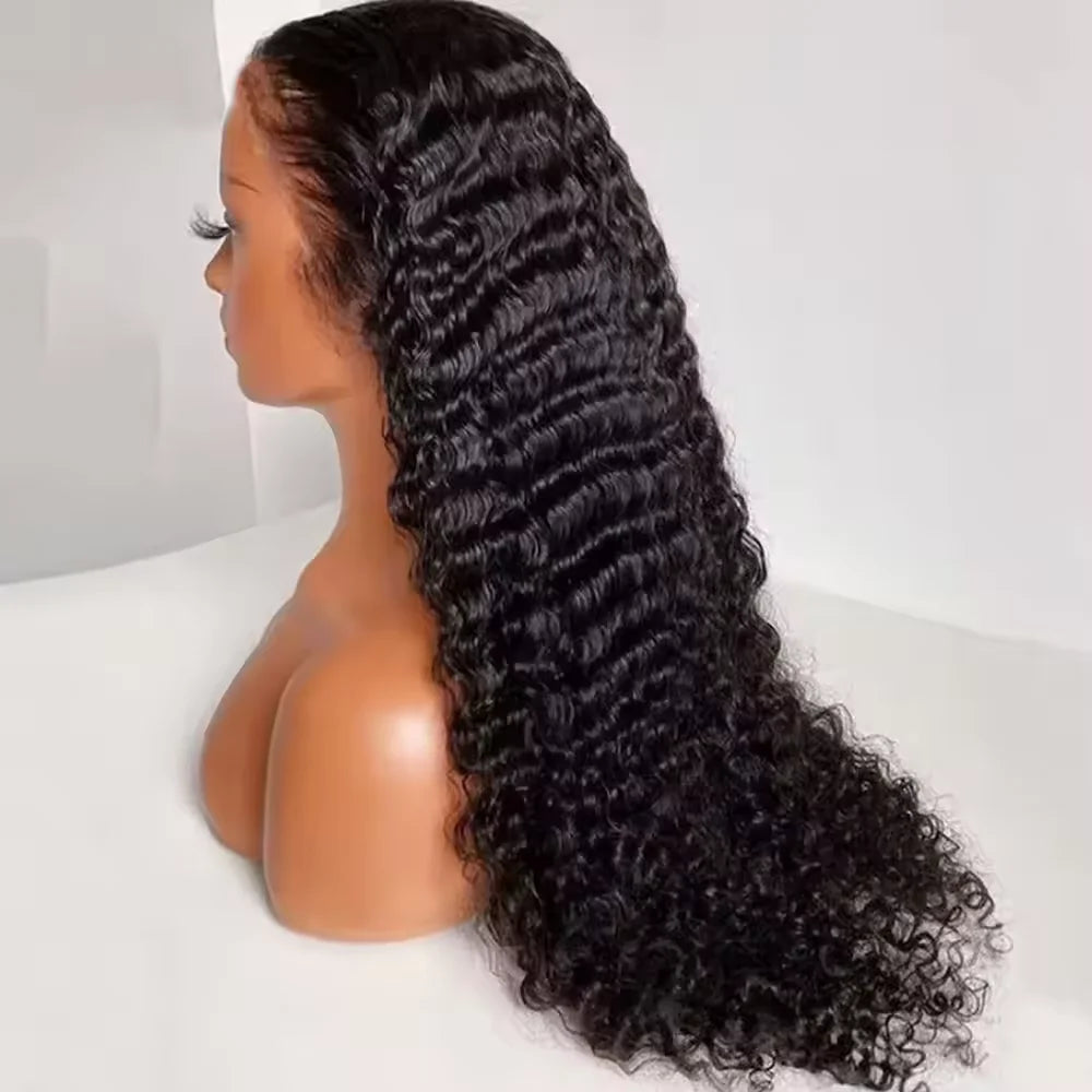 42 40 30Inch 300 Density 13x6 Hd Lace Frontal Wig Water Deep Wave Human Hair Wigs 100% Lace Curly Wigs For Black Women Highest quality United States