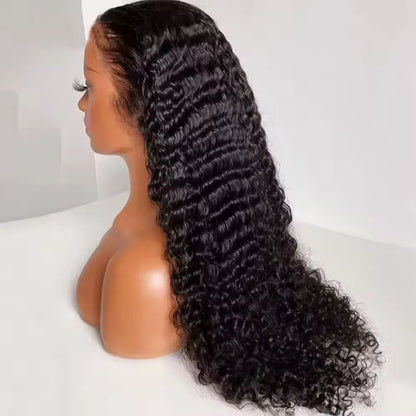 42 40 30Inch 300 Density 13x6 Hd Lace Frontal Wig Water Deep Wave Human Hair Wigs 100% Lace Curly Wigs For Black Women Highest quality United States