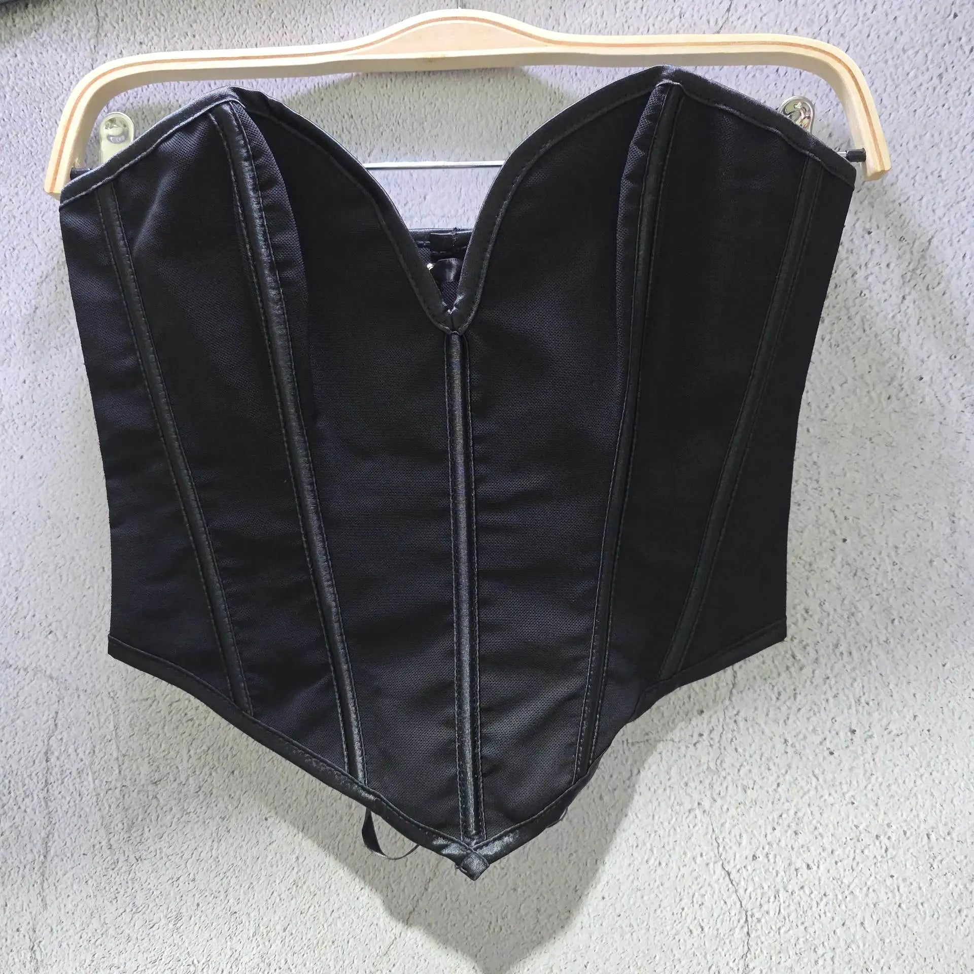 Y2k Top Women Clothing Sexy Tops Camis Tees Fashion Clothes Corset Streetwear Party Club Underwear Bustiers Slimming Lingerie B-black