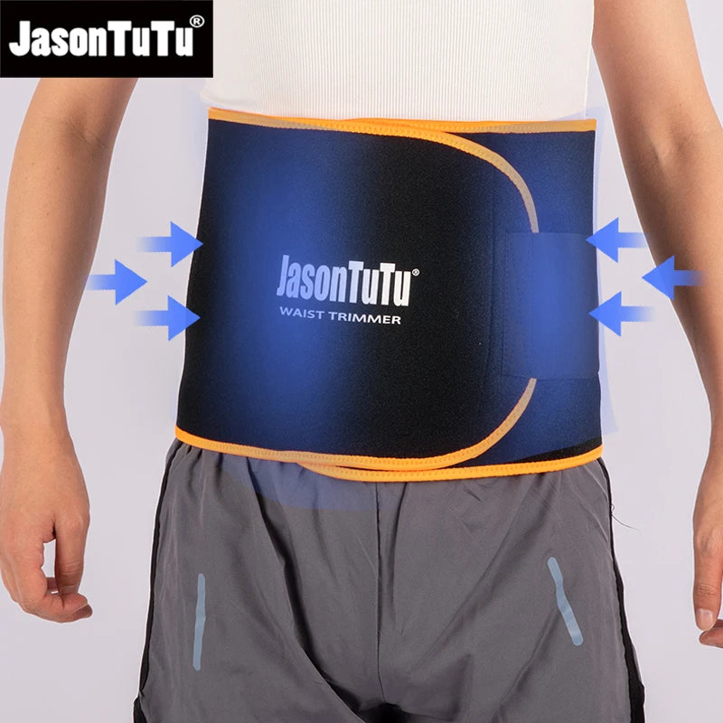 JASONTUTU Neoprene Sport Waist Belt Support Body Shaper Waist Trainer Loss Fitness Sweat Belt Slimming Strap Waist Trimmer