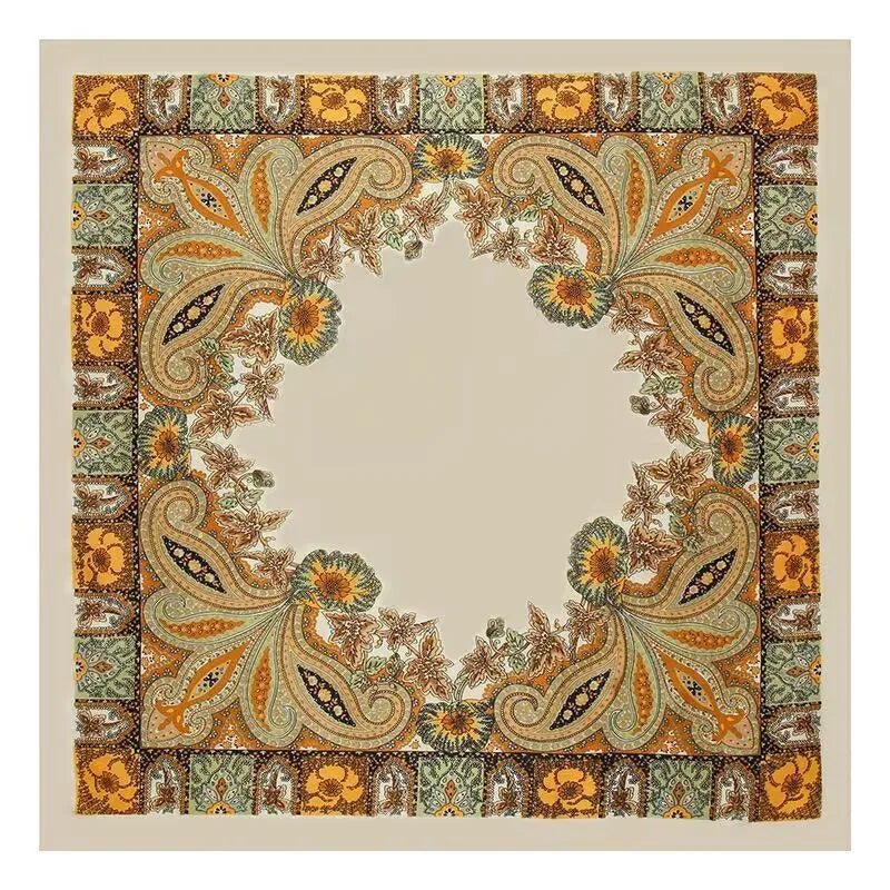 Head Scarf Women Pirate Costume Accessories Silk Red Bandana for Hair Wrapping Soft Neckerchief Silk Foulard Satin