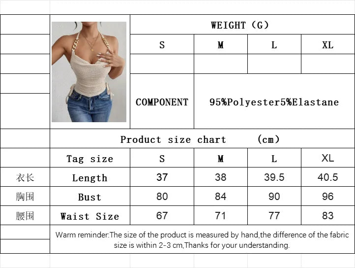 Fairyshely 2025 Sexy Female Sleeveless Bodycon Top Women Tied Halter Short Vest Summer Lady Backless Off Shoulder Clud Crop Tops