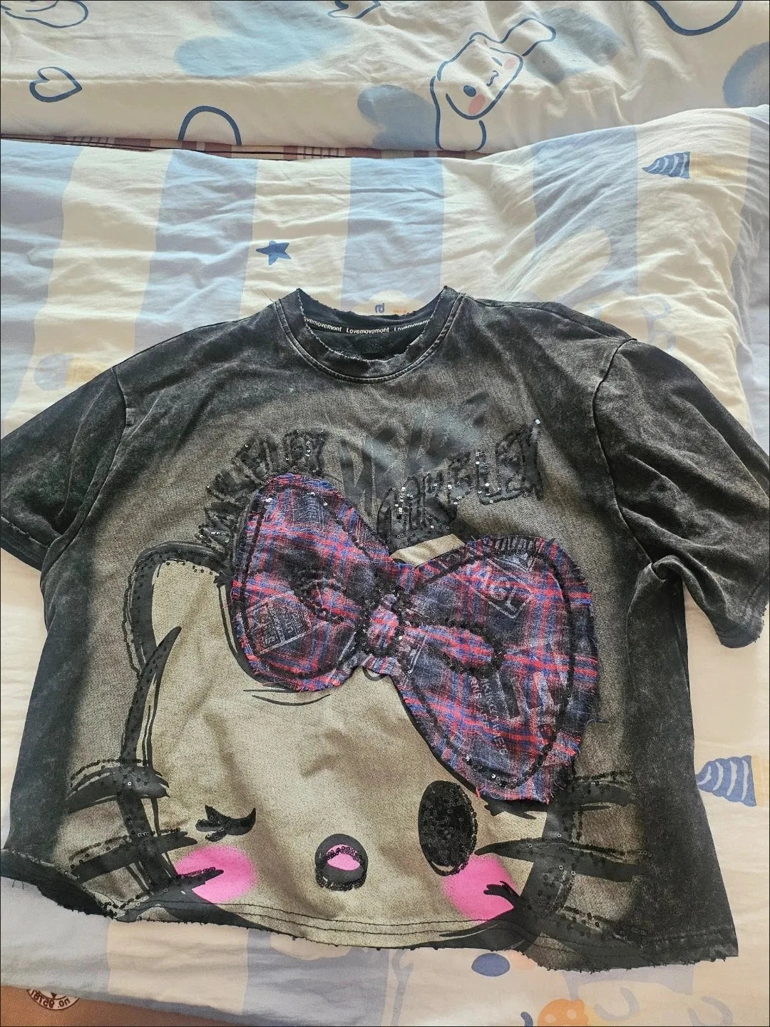 Y2K Hello Kitty Girls Short Sleeve Anime Sanrios Cartoon Cute Summer Sweet Cotton Women T-Shirt Kawaii Casual Loose Trend Tops Badiee Stylez