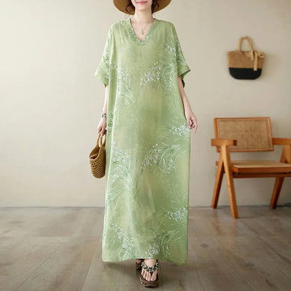 Summer Dress for Women Clothing Long Dress Fashion Clothes Cotton Vintage Harajuku Elegant Streetwear Maxi Beach Dresses X One Size