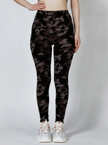 Women Fashion Camouflage Leggings Sexy Print Femme Push Up Pants Casual Camo Sport Workout Fitness Legging