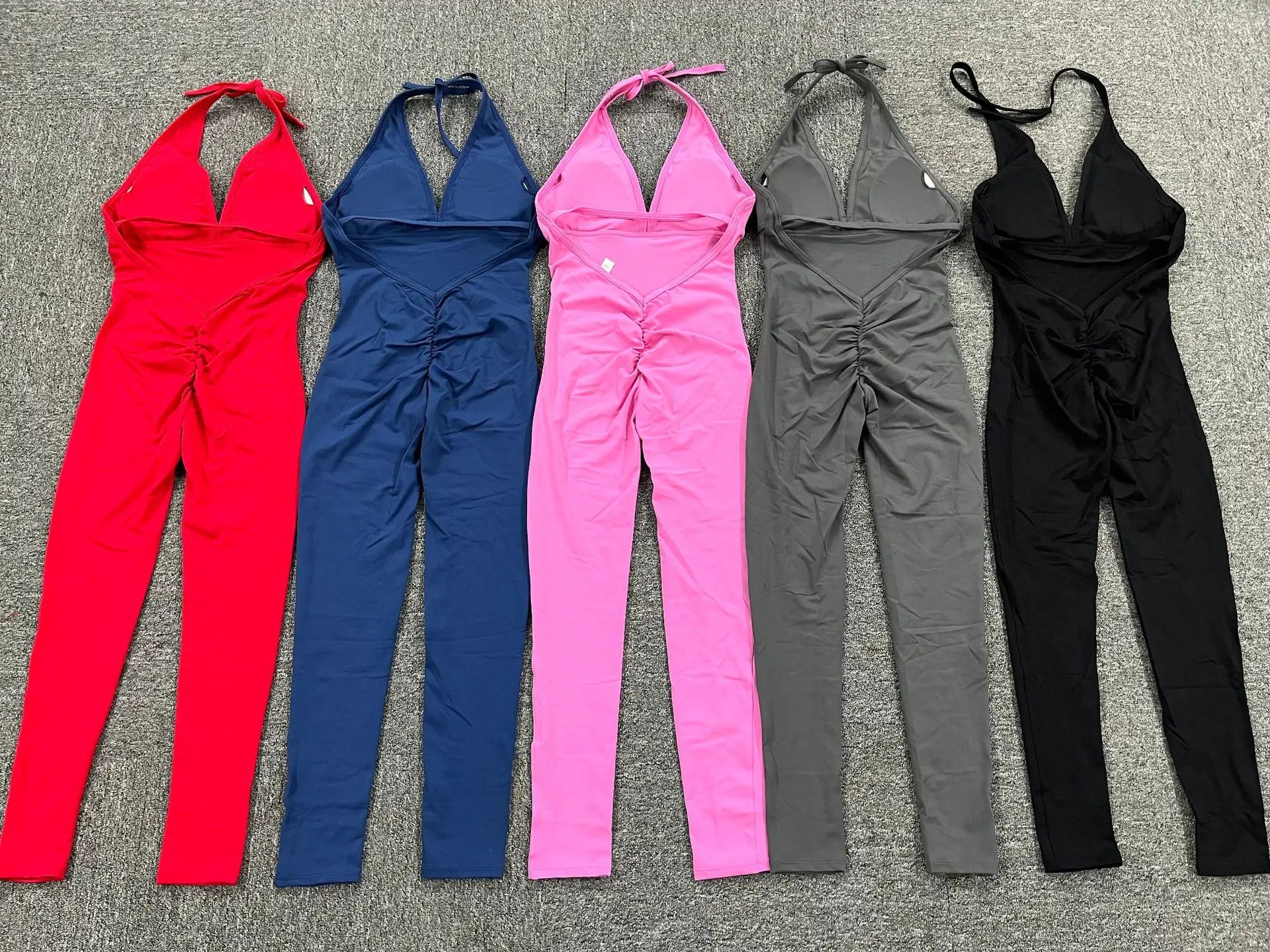 Sporty Jumpsuit Woman Yoga Sets Short Fitness Overalls with Padding Workout Clothes for Women Gym Sets Womens Outfits Sportswear Badiee Stylez