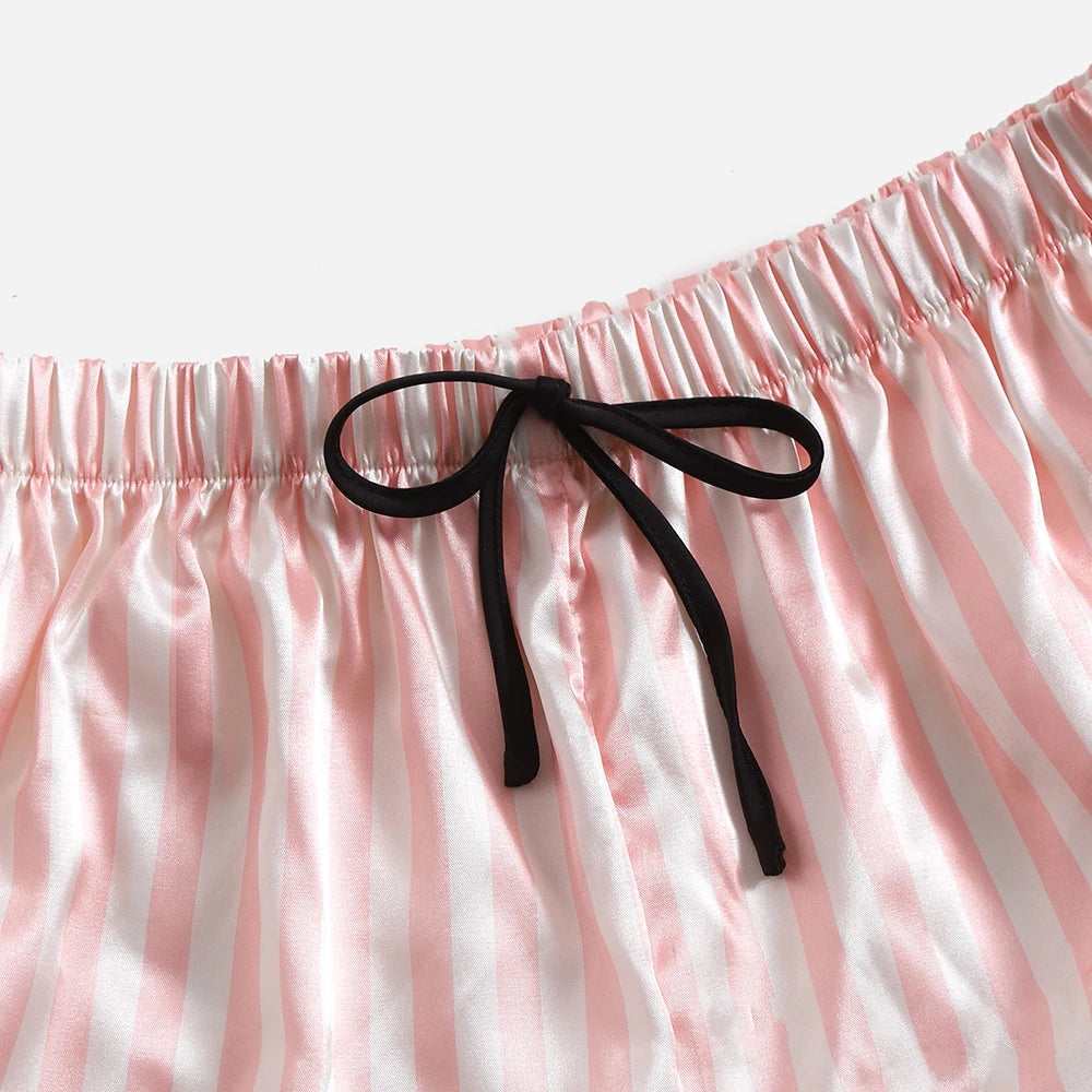 Women's Sleepwear Cute Cartoon Print Short Set Pajamas for Women Pajama Set Sweet Short Sleeve T Shirts & Shorts Summer Pijama