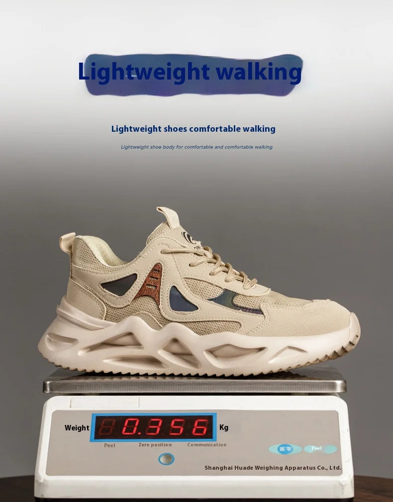 Lightweight Safety Shoes Men Women Work Shoes Steel Toe Cap Working Boots Sneakers Man Women Breathable Shoes Tactical Boots - Badiee Stylez