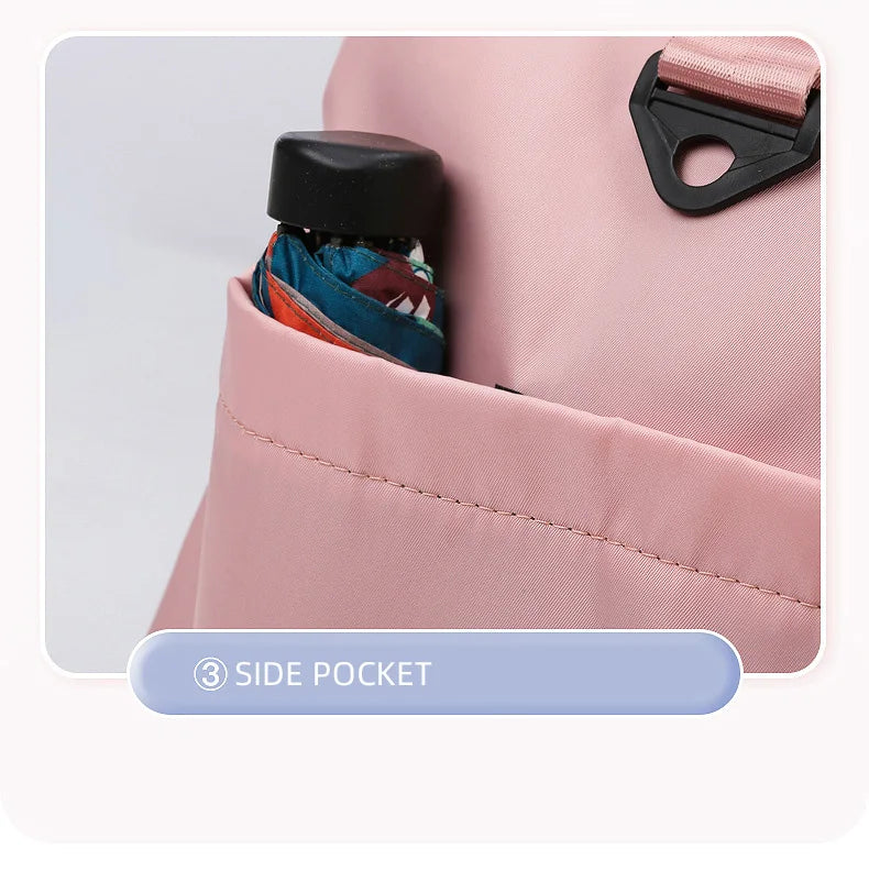 Sports Gym Bag Travel Dry Wet Handbags For Women Female Swimming Shoulder Crossbody Fitness Outdoor Travel Bag Weekender Duffel - Badiee Stylez