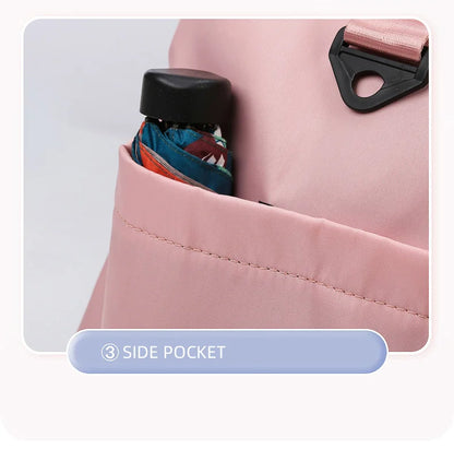 Sports Gym Bag Travel Dry Wet Handbags For Women Female Swimming Shoulder Crossbody Fitness Outdoor Travel Bag Weekender Duffel - Badiee Stylez