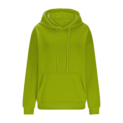 Men Women's 2025 Casual Fashion Trend Hoodies Spring And Fall Casual Outdoor Hoodies Popular Font Print Hoodie S-3XL Grass Green