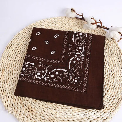 New Fashion Hip Hop Bandana Square Scarf Black Red Headband Printed for Boys/Girls Hair Accessories Hair Scarf Badiee Stylez