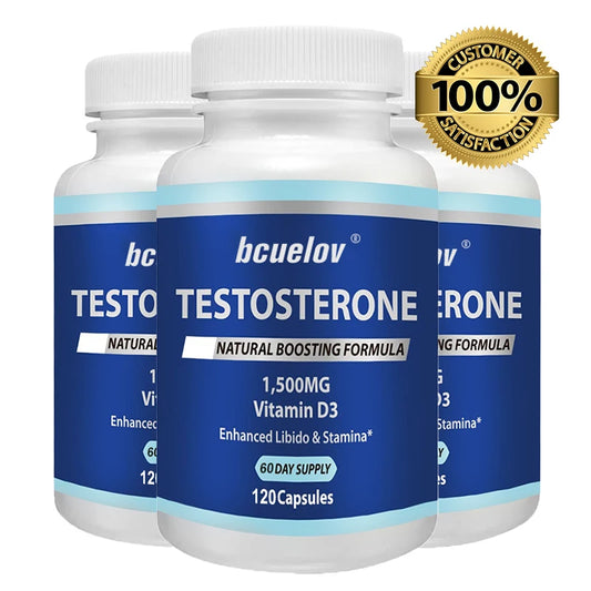 Vitamin D - Natural Endurance Supplement for Men, Muscle, Motivation and Strength, Anti-Fatigue