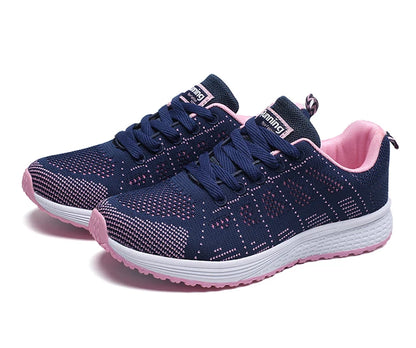 Fashion 2025 New Women's Sneakers Platform Shoes Woman Plus Size Casual Sneaker Woman Lace Up Female Sneakers Tenis Feminino Badiee Stylez