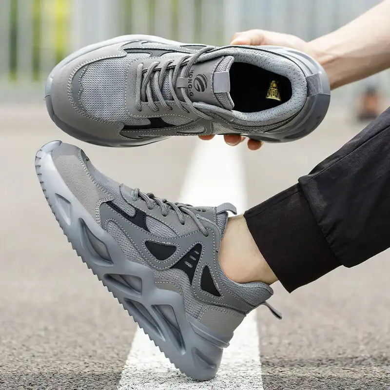 Lightweight Safety Shoes Men Women Work Shoes Steel Toe Cap Working Boots Sneakers Man Women Breathable Shoes Tactical Boots