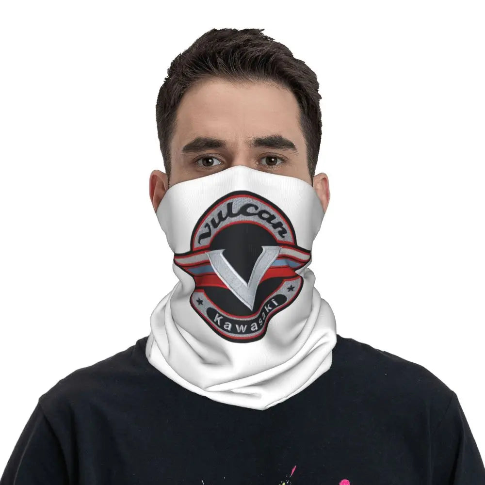 Vulcan Motorcycle Modren Bandana Neck Cover Printed Wrap Scarf Multi-use Headwear Outdoor Sports Unisex Adult Washable