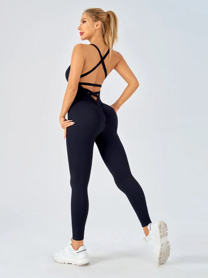 Seamless Sculpting Bodysuit Sportswear Woman Gym Jumpsuits Sport Woman Clothing Yoga Clothes Fitness Women Sports Leggings
