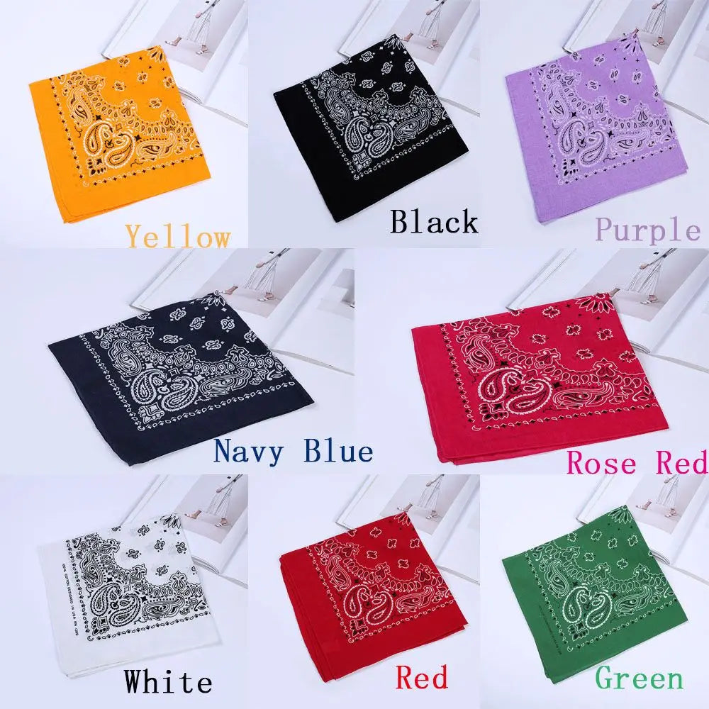 Styilsh Cycling Hair Accessories Outdoor Sports Hip Hop Headwear Square Scarf Bandana Headband Sports Headscarf