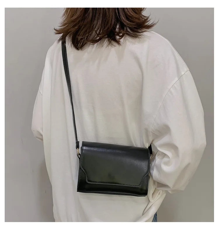 Mini Crossbody Bag for Women PU Leather Shoulder Bags Luxury Designer Handbag Fashion Female Messenger Small Square Pocket