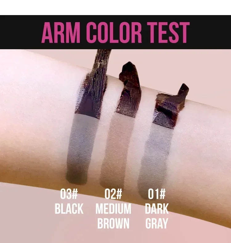 Waterproof Peel Off Eyebrow Gel Semi-Permanent Eye Brow Enhancer Tattoo Tint Long-lasting Black Brown Dye Eyebrow Cream Cosmetic