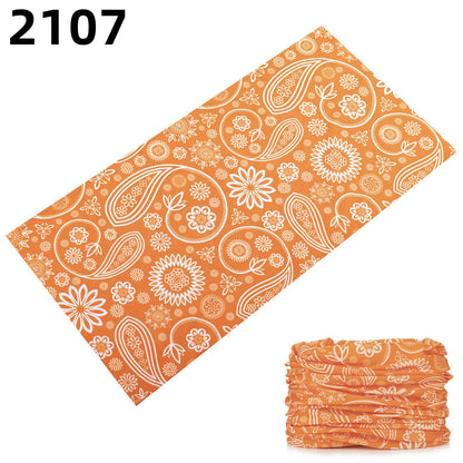 2101Unisex Climbing Hiking Scarf Sport Headwear Bandanas Motorcycle Turban Hand Band Magic Scarves Outdoor Cycling Headband Mask 2107