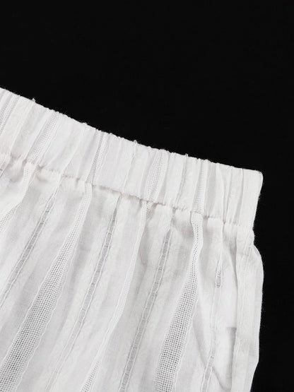 Marthaqiqiq Casual Women Nightgown 2 Piece Suit Long Sleeve Nightwear Turn-Down Collar Sleepwear Pants Loose Home Clothes Ladies