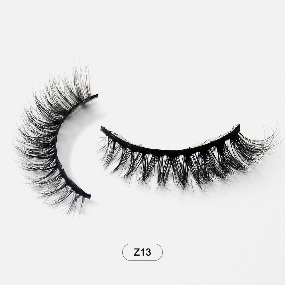 Dropshiping Makeup Mink Lashes Fluffy Soft Full Fake Eyelashes Natural False Eyelashes Wispy Lash Extension Z13 CHINA