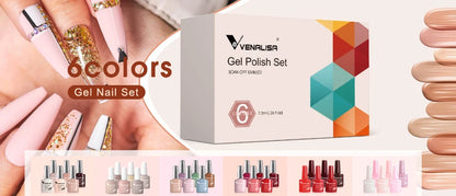 50ml Venalisa Soak off Thick Jelly Gel UV Construction Gel Builder Extend 24 Color Camouflage Milky White Nail Art Hard Nail Gel