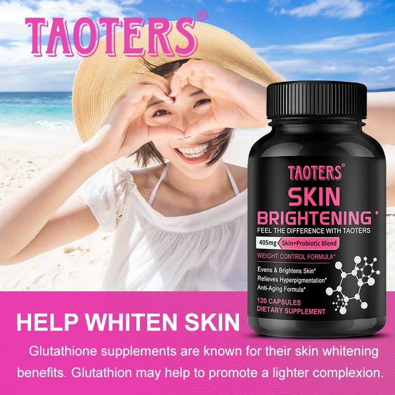 Glutathione Capsules - Contains Probiotics and Vitamin A for Skin Care, Anti-Aging, Antioxidant, Immune System Enhancement