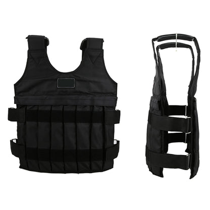 20kg Weighted Vest with 16 Pouches for Sand or Steel Plates, Perfect for Losing Weight and Enhancing Exercise Performance