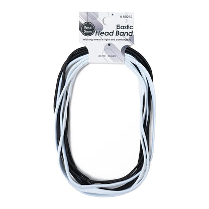 6/8PCS Unisex Sports Elastic Thin Headband Non-Slip Women Men Yoga Hair Bands Sweatband Football Running Biking Sports Hairband 60262