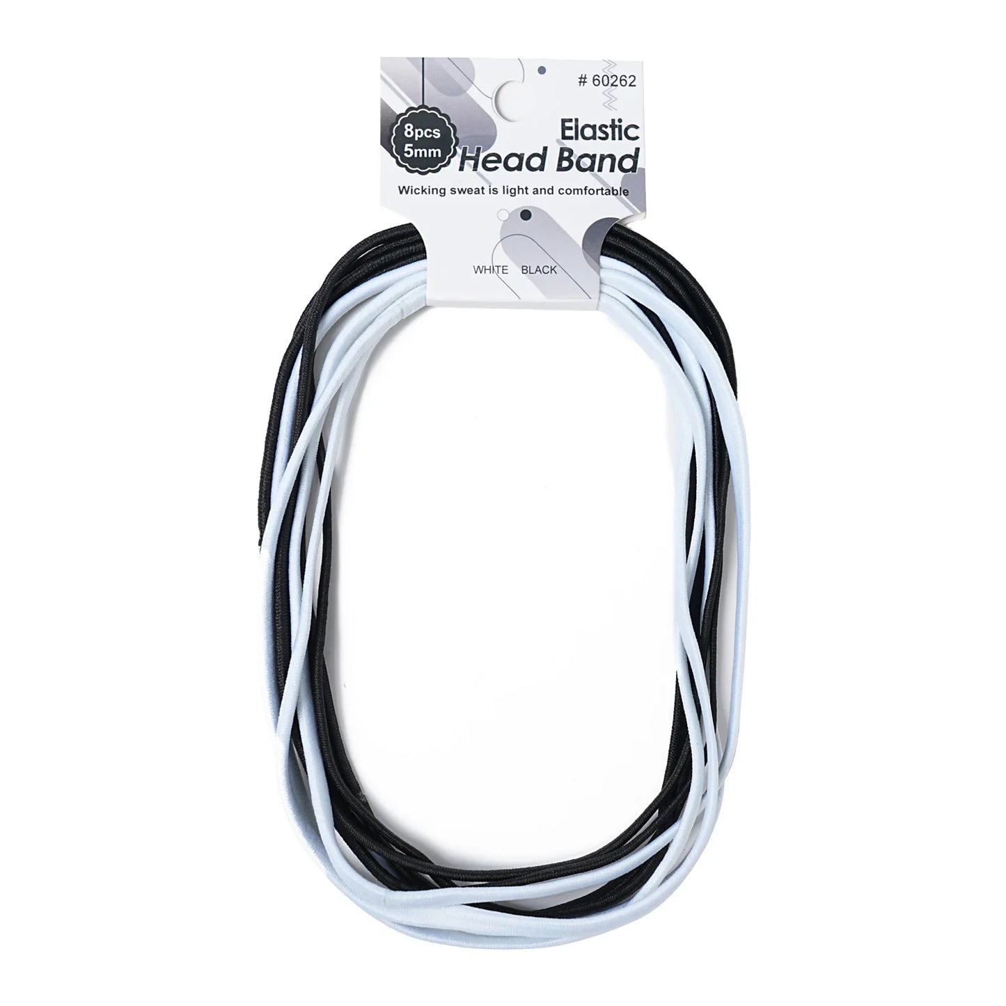 6/8PCS Unisex Sports Elastic Thin Headband Non-Slip Women Men Yoga Hair Bands Sweatband Football Running Biking Sports Hairband 60262