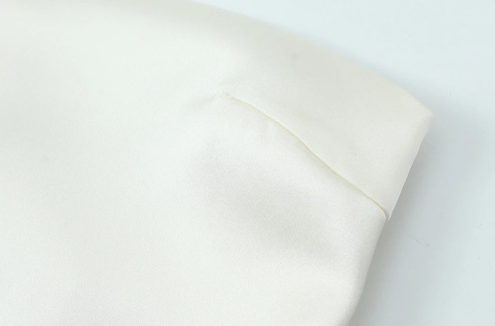 TRZA Women Sexy Fashion With Scarf Strapless Bustier Tops Straight Neck Side Zipper Female Camis Mujer