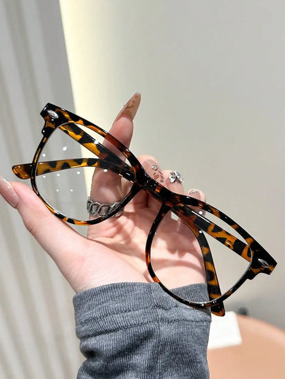 1PC/2PCS Fashion Pentos Plastic Frame Anti-Blue Light Clear Glasses For Daily Office Reading Life Eye Protection Accessories. Badiee Stylez