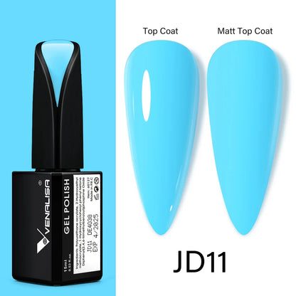 Venalisa 15ml Nail Prep Dehydrator Fast Dry Acid-Free Primer Bond Natural for Builder Jelly Gel Nail Gel Polish Color GelVarnish JD11