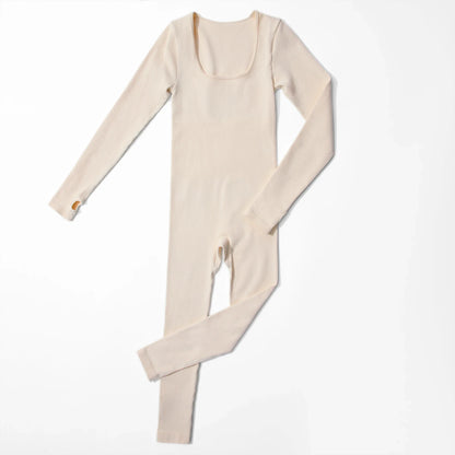 Long Sleeve Jumpsuit Women Bodycon One-piece Outfit Jumpsuit Square Neck Casual Streetwear Rompers Overalls playsuits Bodysuit Badiee Stylez