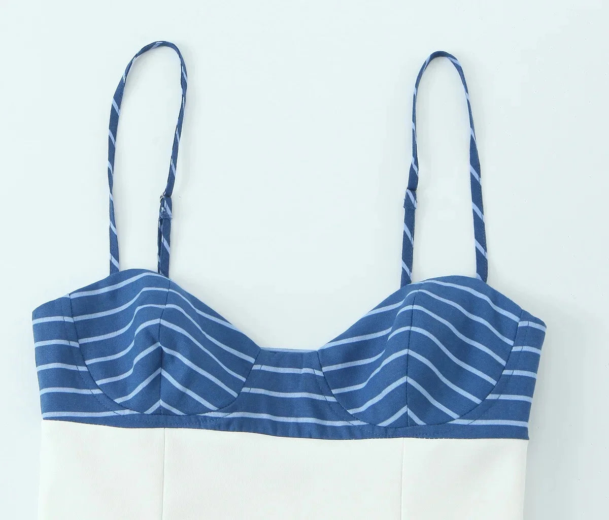 TRAFZA Sweet High Street Slim Lady Set Contrasting Colors Tops Or Belt Shorts 2025 Summer Fall Fashion Holiday Cute Shorts Set Badiee Stylez