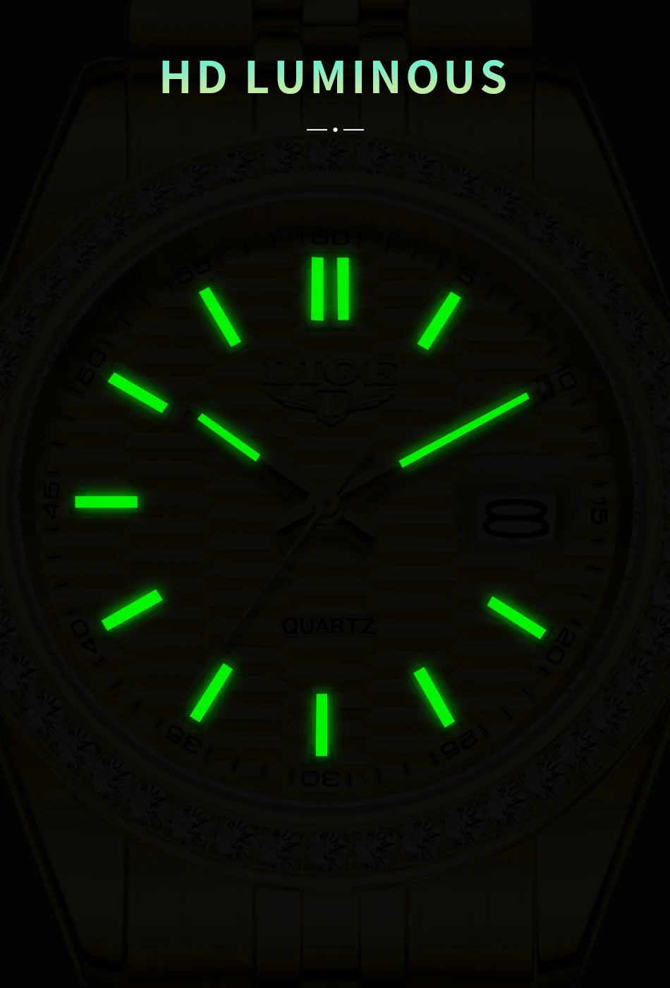 LIGE 2025 NEW Women's Watch Luxury Fashion quartz wristwatch ladies Stainless Steel Waterproof Calendar Watch for Women reloj