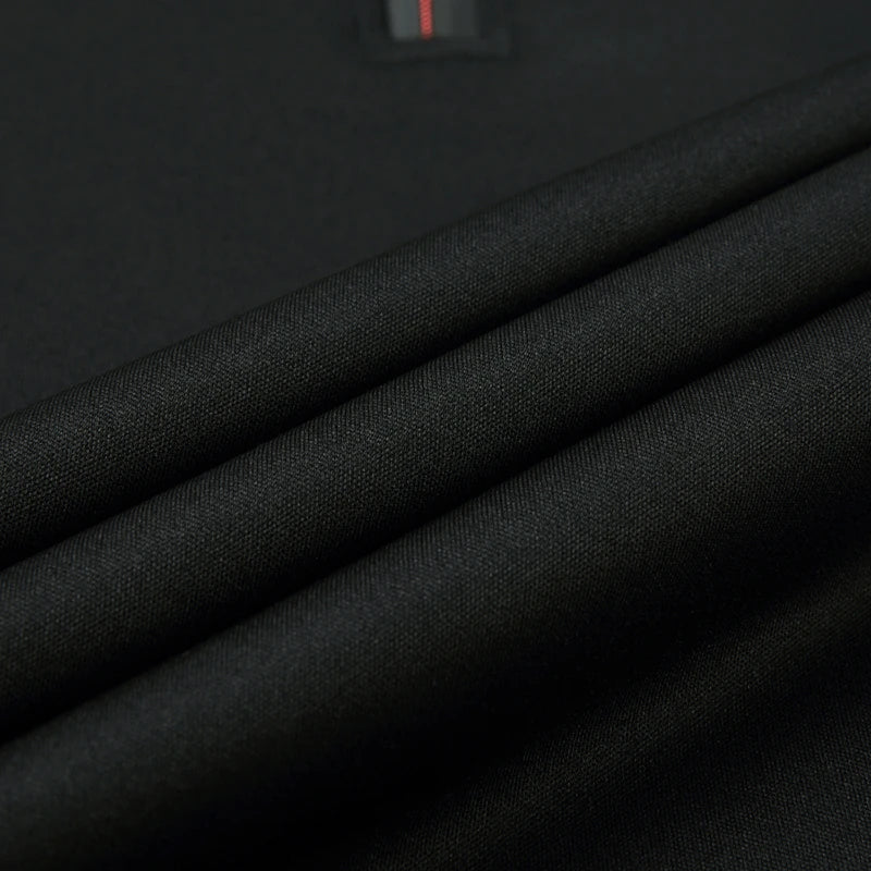 Men's Solid Color Long Sleeved POLO Shirt Casual Fashion Top Badiee Stylez